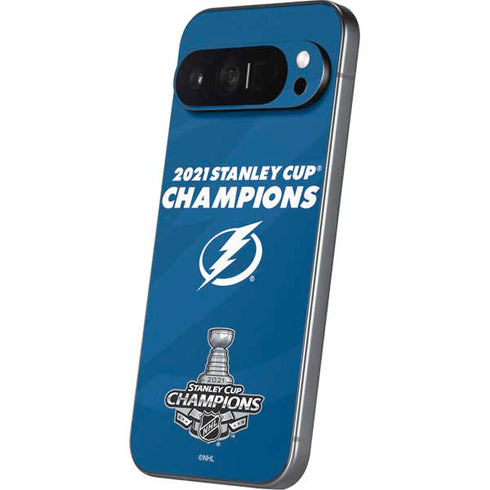 NHL 2021 Stanley Cup Champions Tampa Bay Lightning Pixel 9 Pro XL Skin